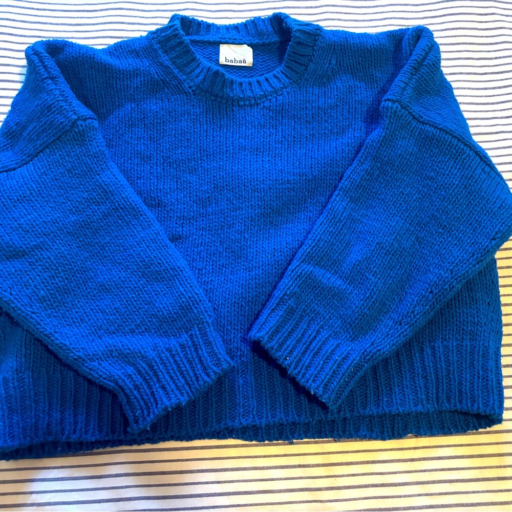 Babaa jumper 61 in winterskies colorway